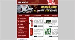 Desktop Screenshot of firedirect.ie